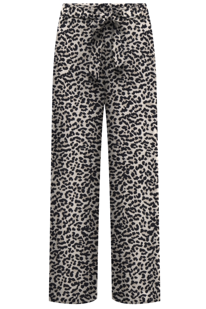 ONLNOVA LIFE VIS PALAZZO PANT AOP 15264446 MOCHA MERINGUE/670 LEO